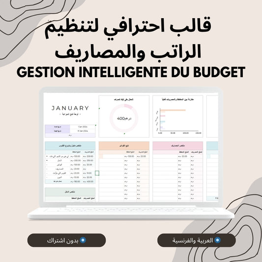 💰 Maîtrisez Votre Budget Facilement – Modèle Excel & Google Sheets (Toutes Devises)