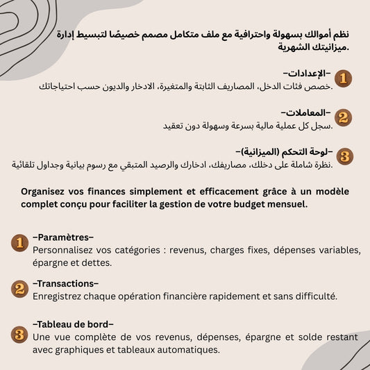 💰 Maîtrisez Votre Budget Facilement – Modèle Excel & Google Sheets (Toutes Devises)